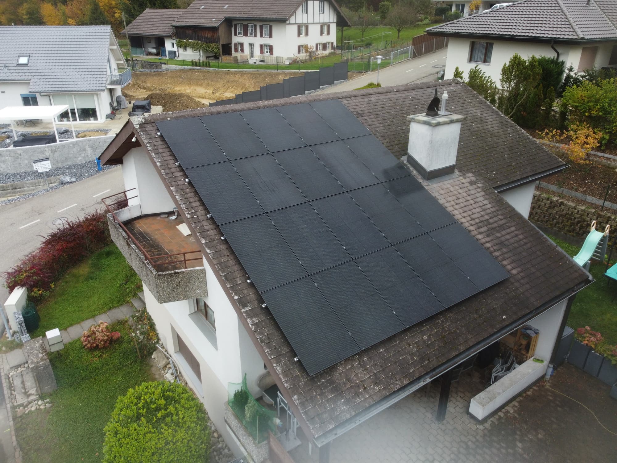Installation photovoltaïque à Aarburg, canton d’Argovie