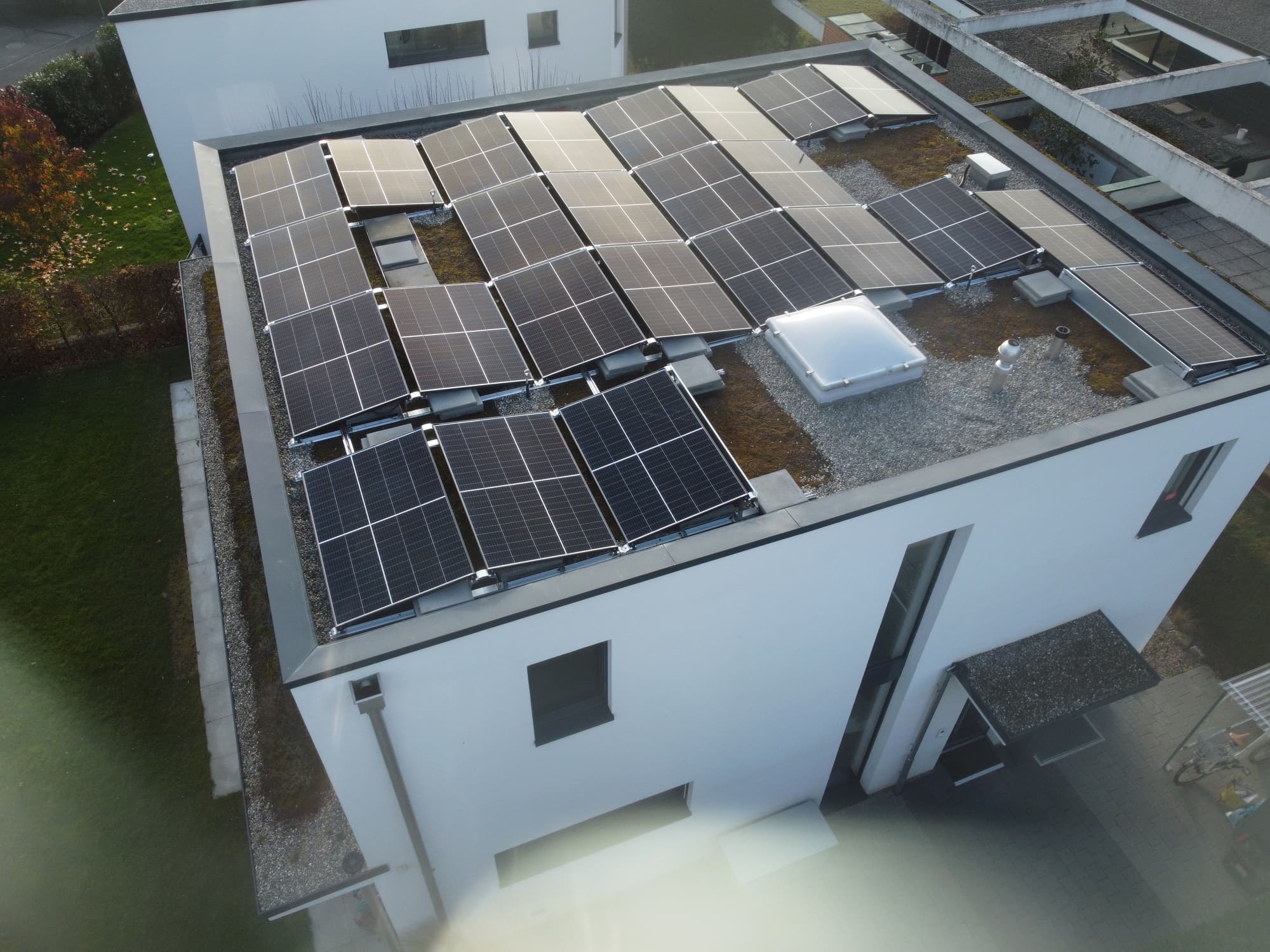 Installation photovoltaïque à Bottmingen, canton de Bâle-Campagne