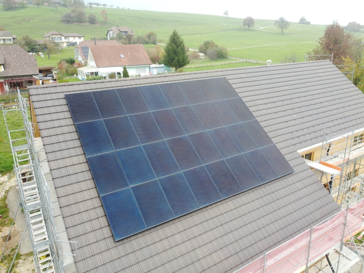 Installation photovoltaïque à Herbetswil, canton de Soleure