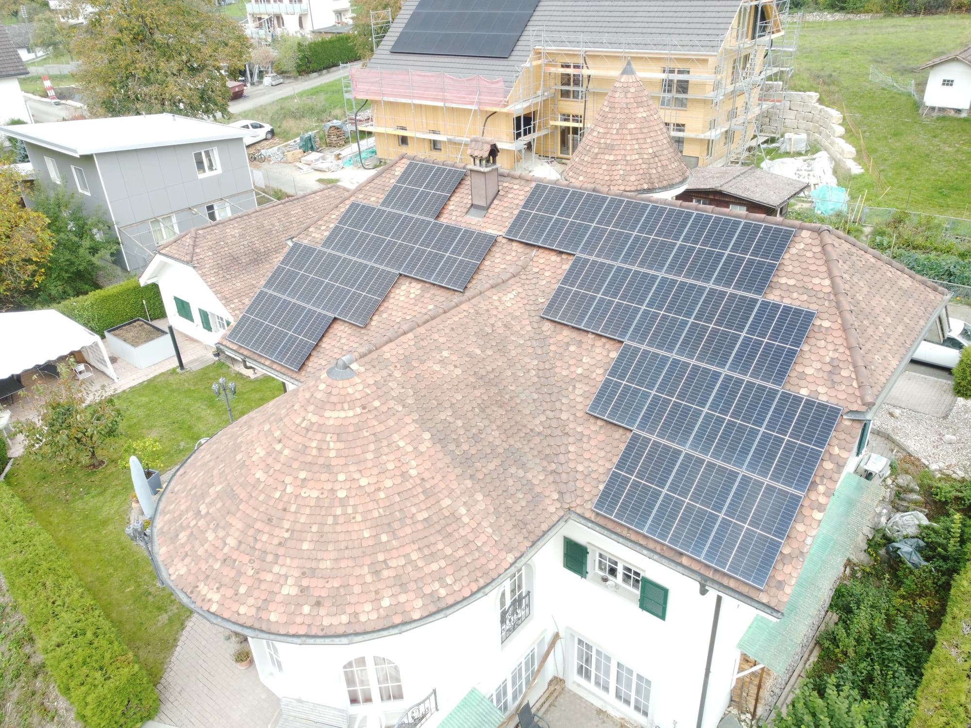Installation photovoltaïque à Herbetswil, canton de Soleure