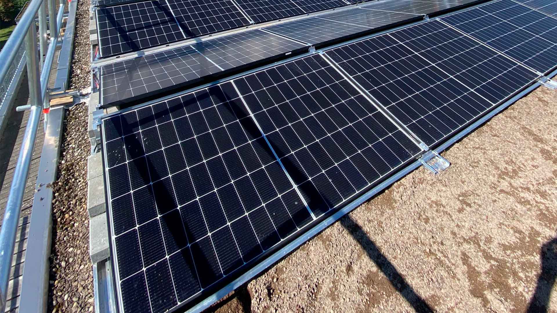Installation photovoltaïque à Reiden, canton de Lucerne